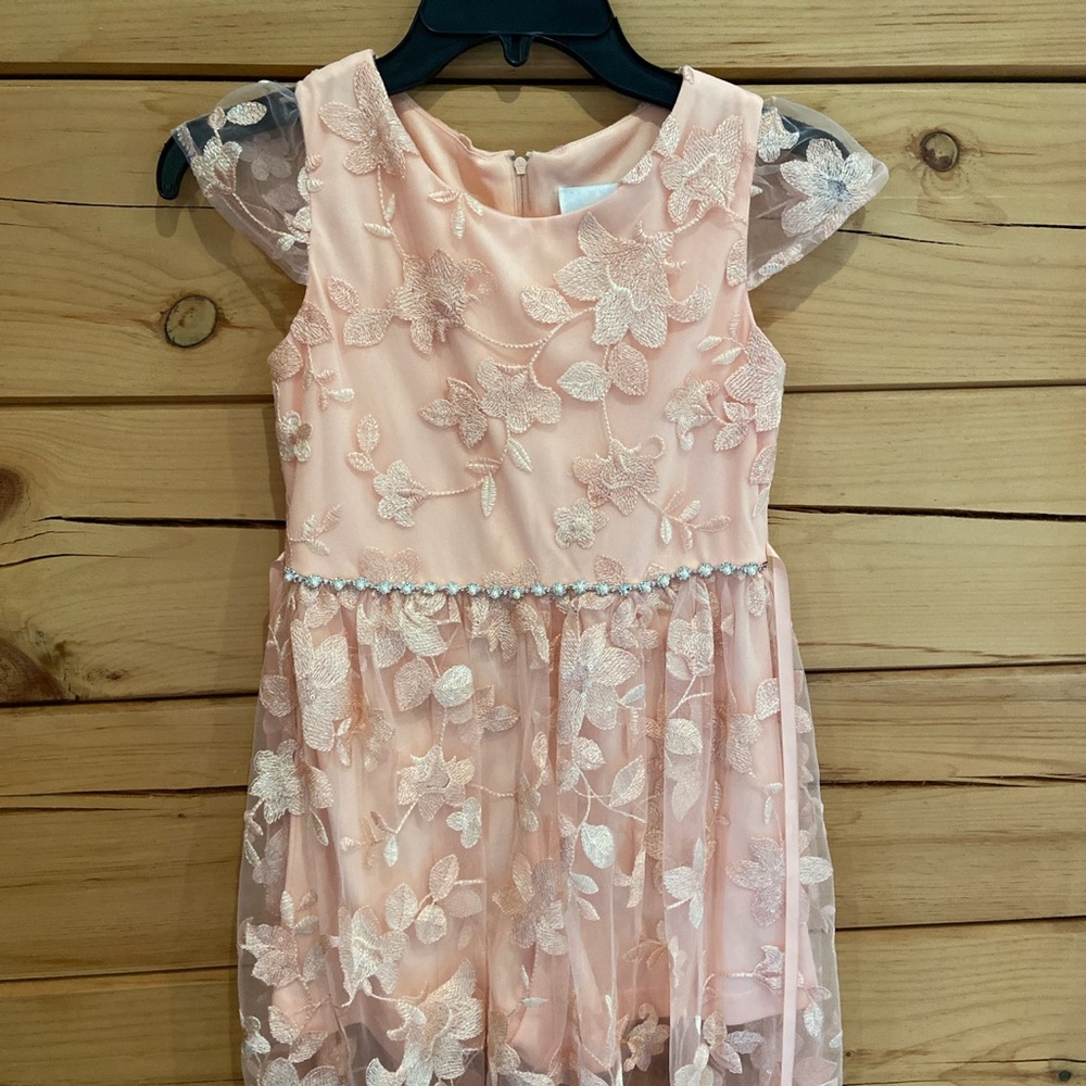 Blush party dress